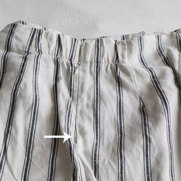 Zara Striped Wrap Midi Skirt - Picture 5 of 6